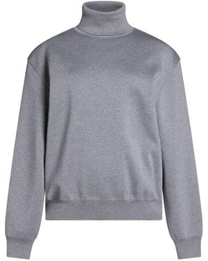 Alaïa Turtleneck Virgin Wool, Viscose, Polyester - Gray