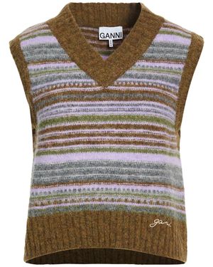 Ganni Jumpers - Grey