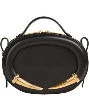 Roberto Cavalli Shoulder Bag Leather - Black