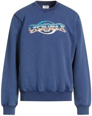 CASABLANCA Sweatshirt Organic Cotton - Blue