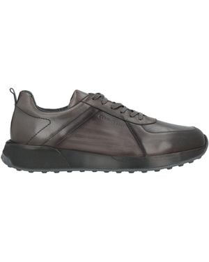 Cerruti 1881 Charcoal Trainers Cow Leather - Grey