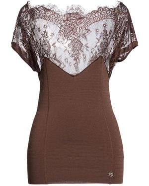 Please Top Viscose, Polyamide - Brown