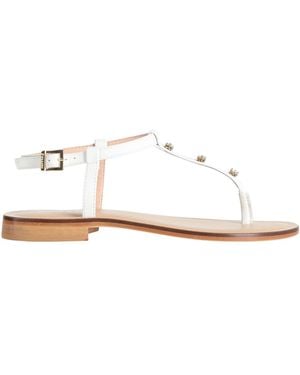 Pollini Thong Sandal - White