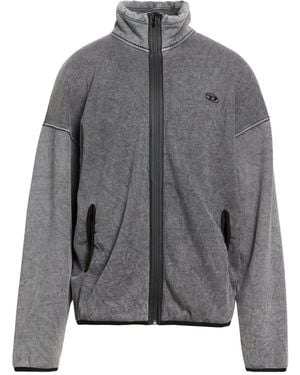 DIESEL Sweatshirt Polyester, Cotton, Elastane - Grey