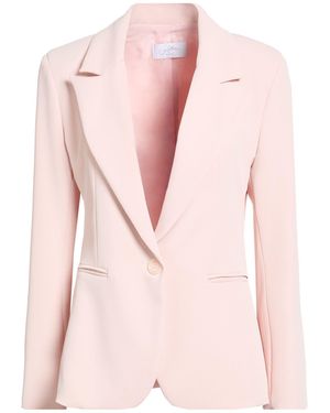 Soallure Blazer Polyester, Elastane - Pink