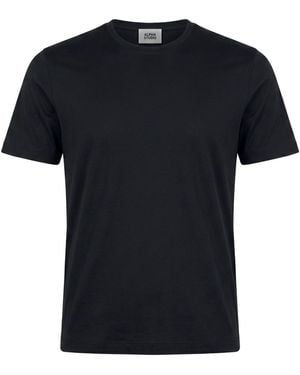 Alpha Studio T-Shirt Cotton, Elastane - Black