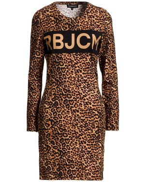 Roccobarocco Mini Dress Cotton, Lycra - Brown