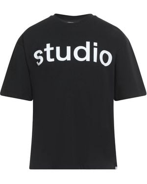 Seidensticker Studio T-Shirt Cotton - Black