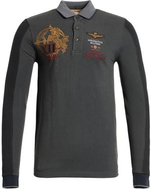 Aeronautica Militare Polo Shirt Cotton - Grey