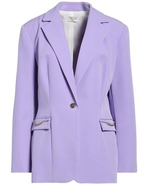 Rebel Queen Lilac Blazer Polyester, Elastane - Purple