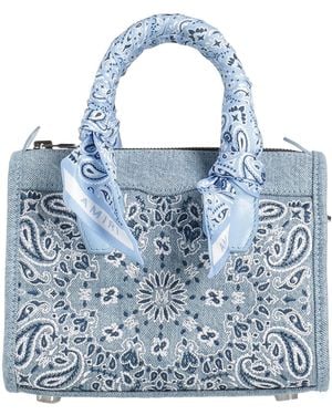 Amiri Handbag Cotton, Cow Leather - Blue