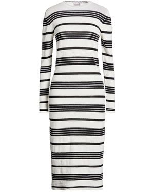 Moncler Midi-Kleid - Weiß