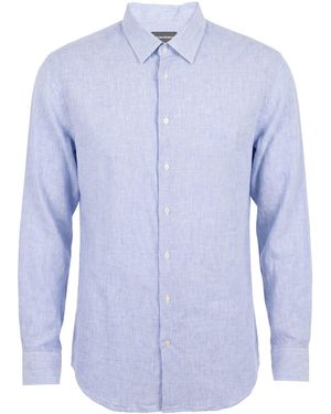 Emporio Armani Shirt Linen, Cotton - Blue