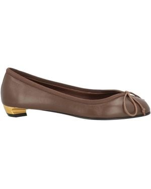 McQueen Ballet Flats - Brown