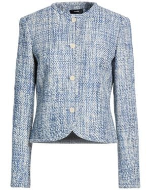 Theory Slate Jacket Cotton, Acrylic, Polyamide - Blue