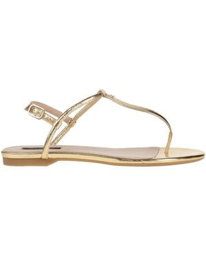 Patrizia Pepe Thong Sandal Leather - Natural