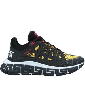 Versace Trigreca Low Top Trainers - Men's - Rubber/polyamide/polyurethane - Black