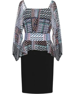Pianurastudio Vestito Corto - Grigio