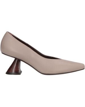 HAZY Taupe Pumps Leather - Multicolor