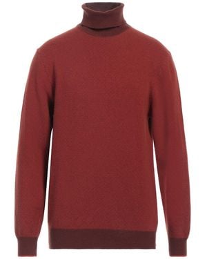 Heritage Turtleneck Wool, Cashmere - Red