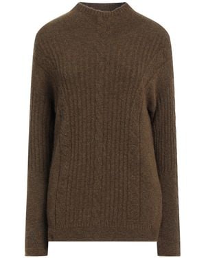High Use Military Turtleneck Nylon, Wool, Alpaca Wool, Elastane - Brown