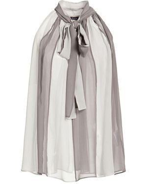 Kiton Top Silk - Gray