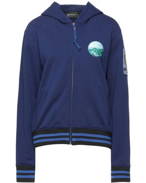 MR & MRS Sweatshirt Cotton, Polyester, Nylon - Blue
