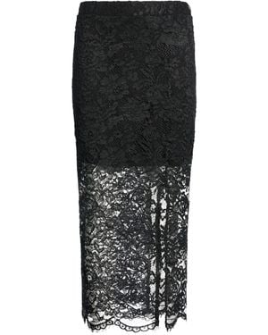 Motel Midi Skirt Nylon, Cotton - Black