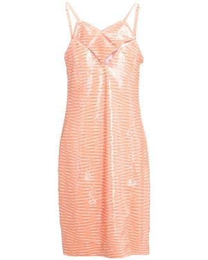 Isabelle Blanche Midi Dress Polyester, Acetate - Pink
