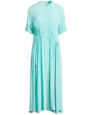 MEIMEIJ Midi Dress Acetate, Silk - Blue