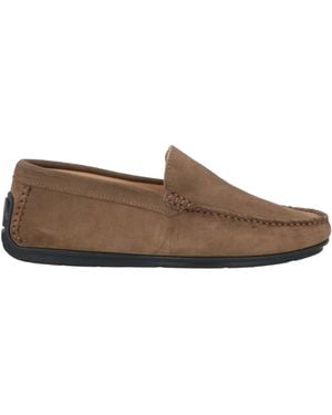 Borghese Khaki Loafers Leather - Brown