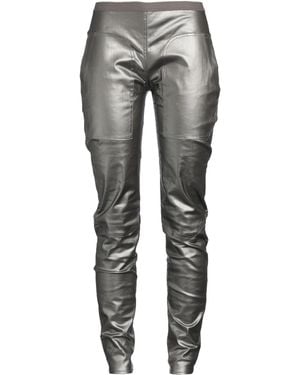 Rick Owens Trousers Cotton, Elastomultiester, Rubber - Grey