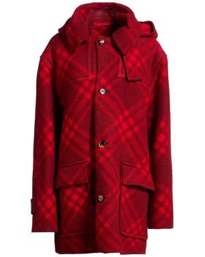 Burberry Coat Wool - Red