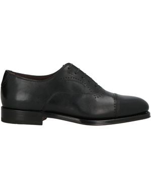 Ferragamo Lace-Up Shoes Calfskin - Black