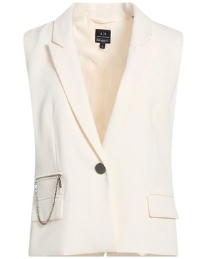 ARMANI EXCHANGE Tailored Vests - White