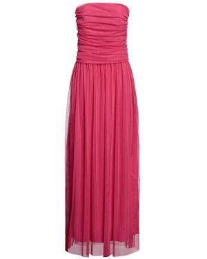 ANNA SIRICO COUTURE Fuchsia Maxi Dress Polyester - Pink