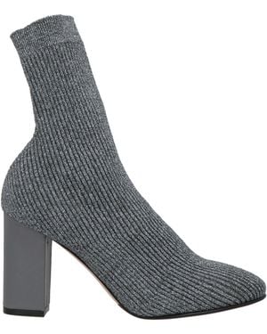 Le Silla Ankle Boots Textile Fibres - Grey