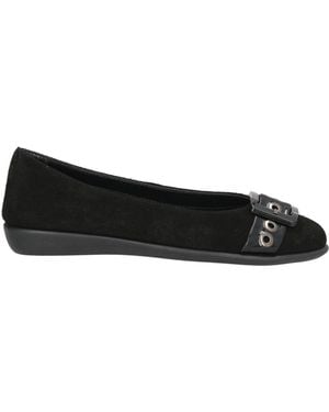 The Flexx Ballet Flats Leather - Black