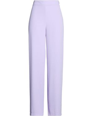Patrizia Pepe Lilac Trousers Polyester - Purple