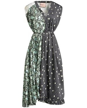 Plan C Vestido Midi - Negro