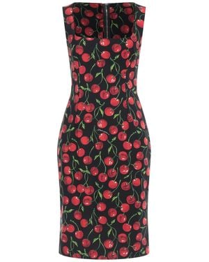 Dolce & Gabbana Midi Dress Polyamide, Elastane - Red