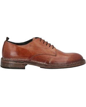 Moma Tan Lace-Up Shoes Leather - Brown
