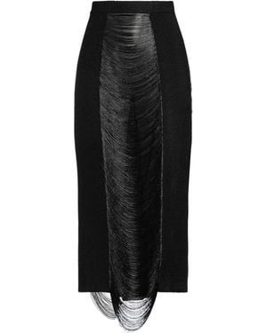 McQueen Midi Skirt - Black