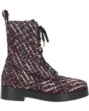 Aquazzura Ankle Boots Textile Fibres, Leather - Brown