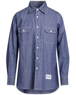 Moorer Denim Shirt Cotton - Blue