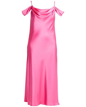 Gai Mattiolo Gm Maxi Dress Polyester - Pink