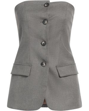 ViCOLO Top Polyester, Viscose, Elastane - Gray