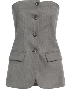 ViCOLO Top Polyester, Viscose, Elastane - Grey