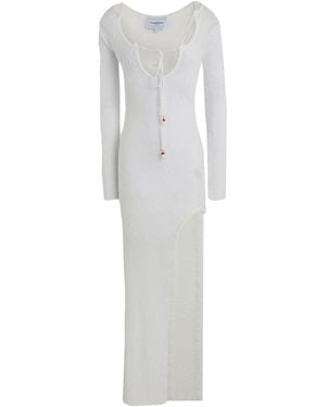 CASABLANCA Midi-Kleid - Weiß