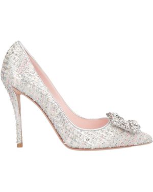 Roger Vivier Court Shoes Textile Fibres - White